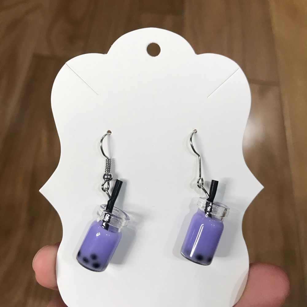 Boba earrings